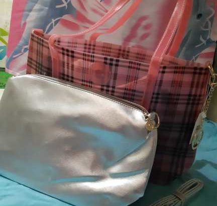 Bundle lovely beach bag/handbag plus sling bag