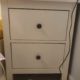 ikea queen size bed + 2 bedside tables