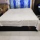 king size bed with 2 storage box left and right