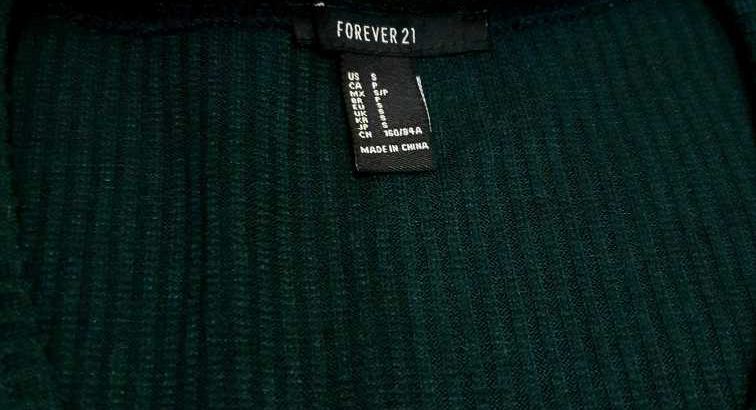 Preloved Forever21 Crop Top Shirt