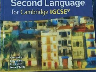 English Book IGCSE – English as a Second language for Cambridge for IGCSE