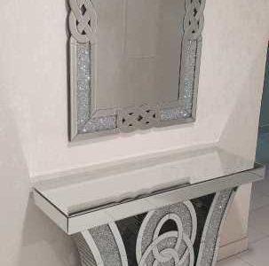Brand new console table with mirror
