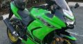 Kawasaki ninja green sport bike