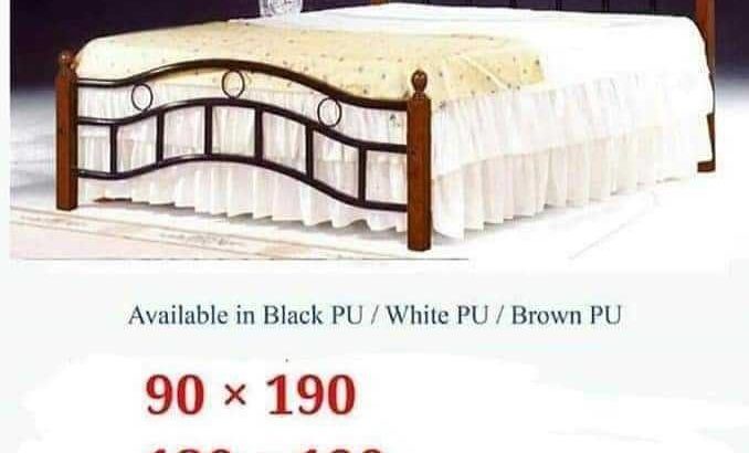 Brand  new bed available duble and single size wooden steel PM whtsap 0559634464