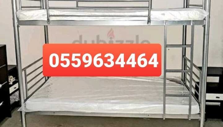 Brand new bunk bed silve hevy duty available All kinds furnitures available