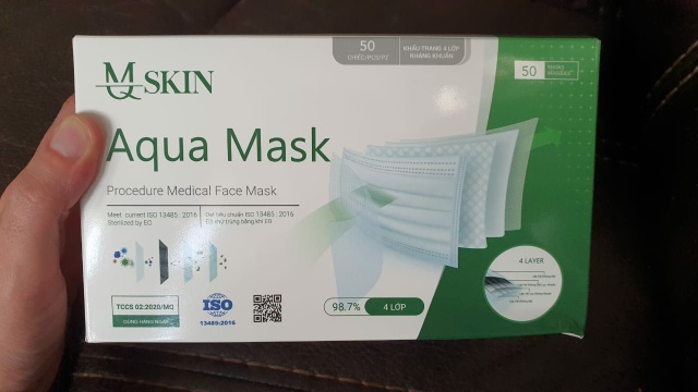 medical supplies and face protection