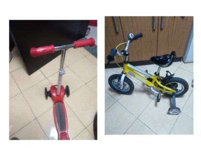 Bicycle and scooter both for aed120