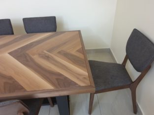 Dining table 6chairs made in Malaysia homecentre