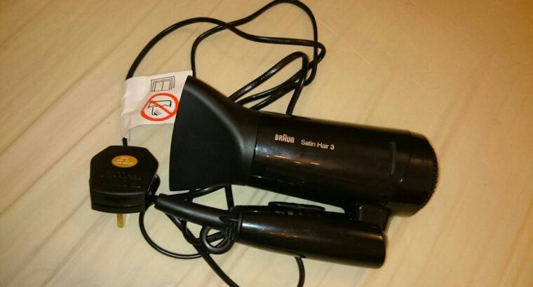 original Branu satin hair dryer