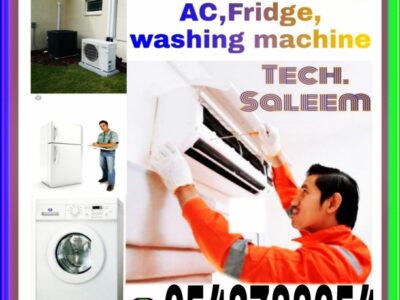 AC Repairing.washing machines, split ac fixing and fridge 0543788654