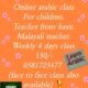 Online arabic classes. Malayali tutor. 0581725477
